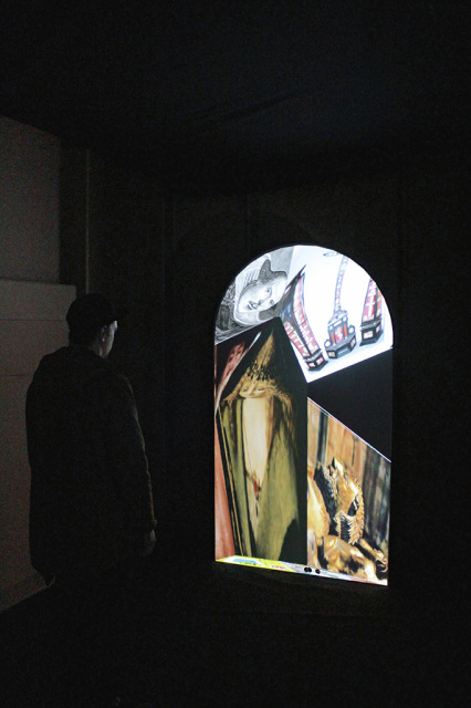 Men In A Window at The Divided Body curated by Wim Lambrecht - LUCA • 2014