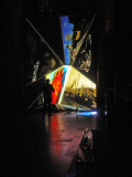 Man In A Window - Stained Glass • b012 • Nuit Blanche Brussels 2012